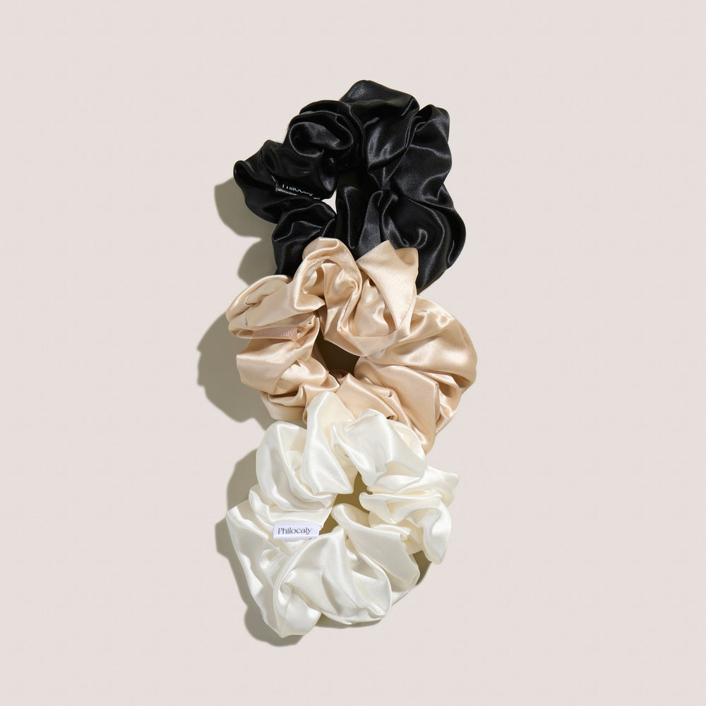 Silk Scrunchie Set