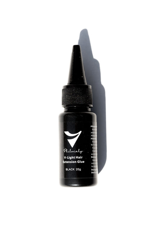 Philocaly Hair Extensions Black V-Light Glue