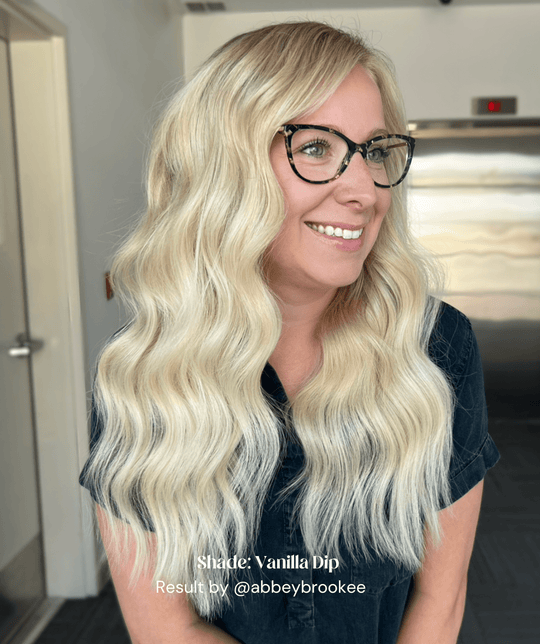 Philocaly Hair Extensions Extensions Vanilla Dip (Flat Weft)