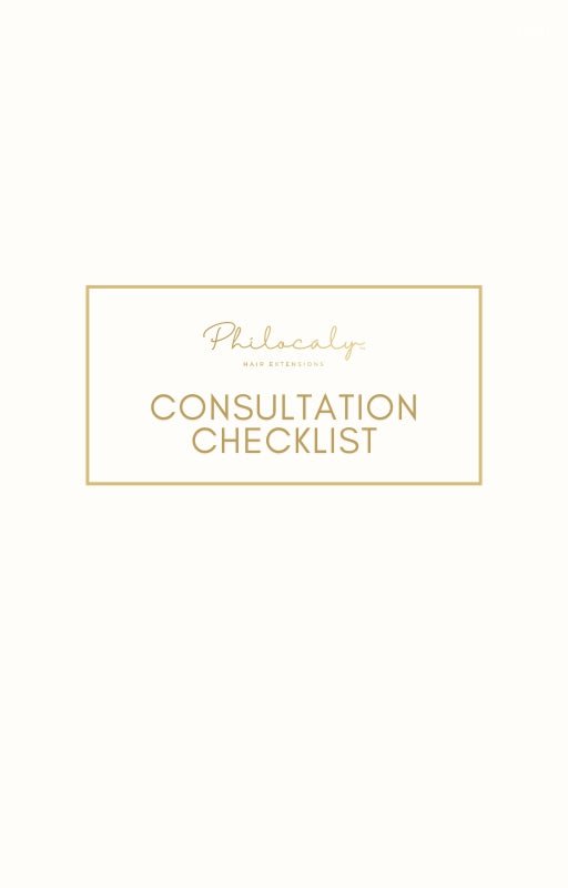 Philocaly Hair Extensions Tools + Supplies Consultation Checklist (FREE DIGITAL DOWNLOAD)