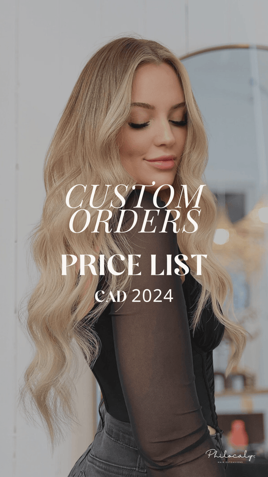 Philocaly Hair Extensions Tools + Supplies Download Now CAD Custom Order Price Lists (Free Digital Download)