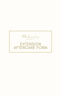 Philocaly Hair Extensions Tools + Supplies Extension After Care Form (FREE DIGITAL DOWNLOAD)