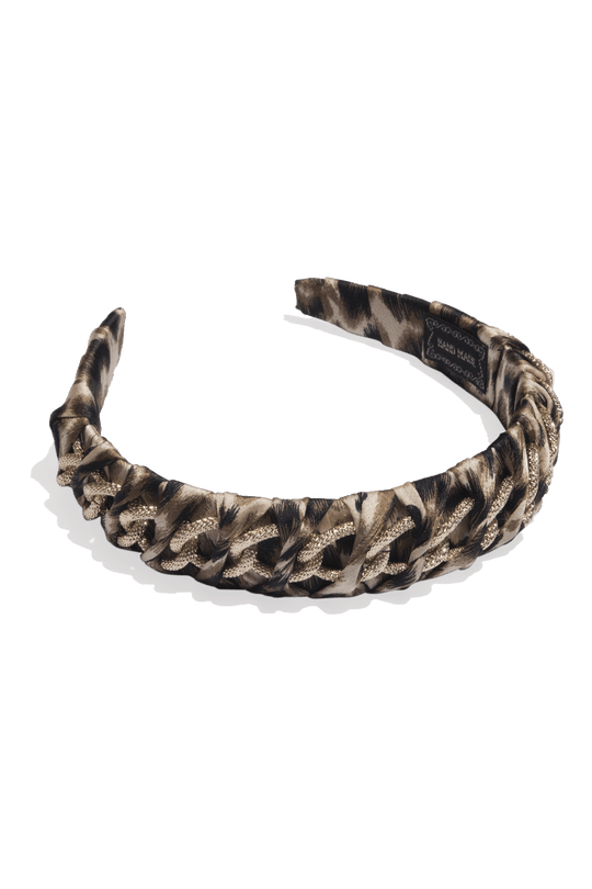 Philocaly Hair Extensions Accessories Leopard Chain Headband
