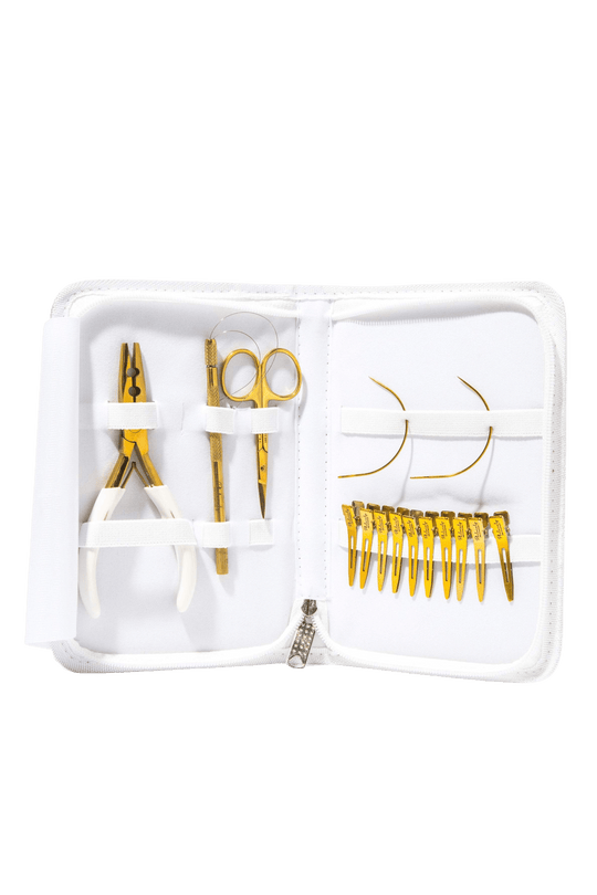 Premium Extension Tool Kit HandTied & Machine Weft Extensions Philocaly Hair Extensions Premium Extension Tool Kit HandTied & Machine Weft Extensions Philocaly Hair Extensions