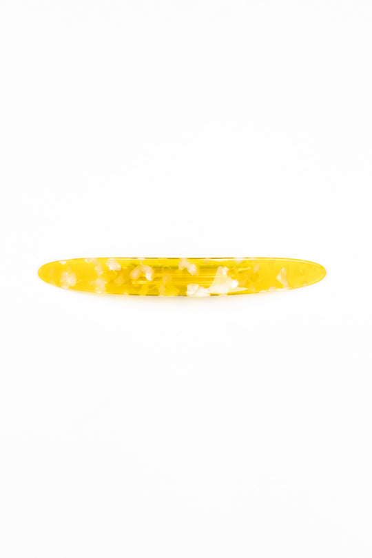 Philocaly Hair Extensions Yellow Oversized Acrylic Hair Barrette